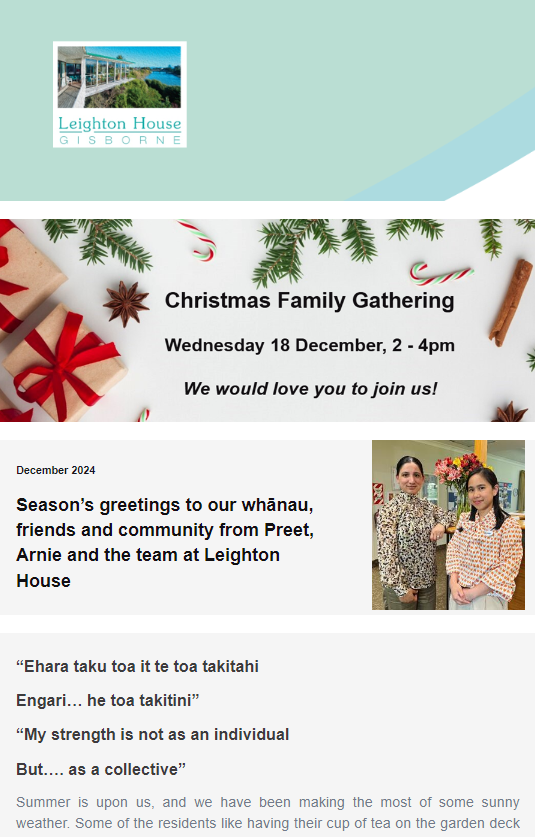 Leighton House newsletter December 2024